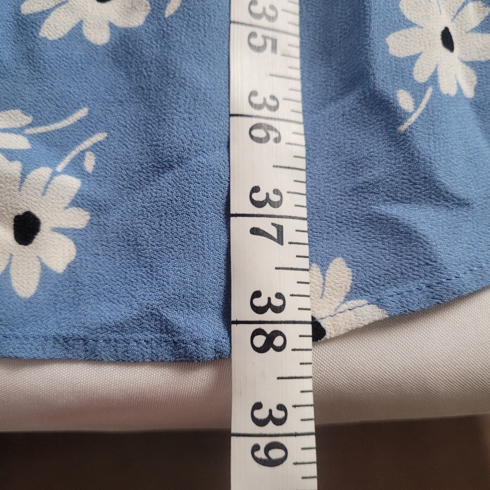 Reformation Chelsea Girl Cottagecore Kealy Blue Floral Print Midi Dress Size 0 - Picture 13 of 13